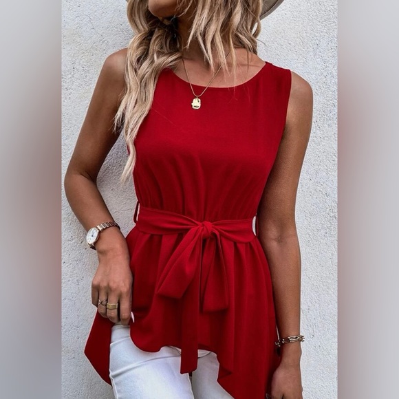 Tops - Red high low top